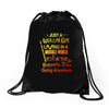 Just A Wizard Girl Living In A Muggle World Drawstring Bags