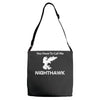 call me nighthawk step brothers Adjustable Strap Totes