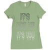 it's not me it's you girls Ladies Fitted T-Shirt