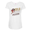 gold rush Maternity Scoop Neck T-shirt