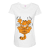 garfield scratching, ideal gift or birthday present funny Maternity Scoop Neck T-shirt
