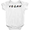 vegan friends tv show parody Baby Bodysuit