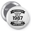 Premium Vintage  1987 Pin-back button
