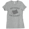 my tent or yours Ladies Fitted T-Shirt
