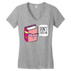 no judging! Women's V-Neck T-Shirt