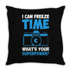 superpower Throw Pillow