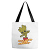 get into the groot! Tote Bags