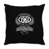 vintage quality without compromise 1961 aged to perfection Throw Pillow