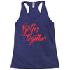 better together 2 Racerback Tank