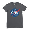 Nasa Parody Gay Ladies Fitted T-Shirt