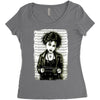 back in the old days Women's Triblend Scoop T-shirt