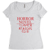 horror novel Women's Triblend Scoop T-shirt
