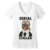 serial chiller Women's V-Neck T-Shirt