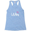Wifey white Racerback Tank