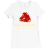 meat is murder tasty tasty murder Ladies Fitted T-Shirt