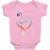 music expresses clef heart girls Baby Onesie