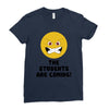 The Students Are Coming Ladies Fitted T-Shirt