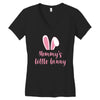 Mommy's Little Bunny Easter Themed Women's V-Neck T-Shirt
