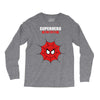 Superhero On The Way Long Sleeve Shirts