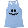 pumpkin funny face Racerback Tank