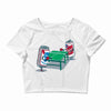 beer pong Crop Top