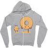 my mama gave me life! Zipper Hoodie