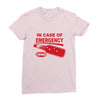 hot sauce emergency Ladies Fitted T-Shirt