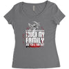 Life After Death Touch My Family And Find Out Women's Triblend Scoop T-shirt