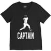 captain pinstripes V-Neck Tee