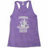 training to go super saiyan Racerback Tank