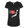 i'm huge in japan Maternity Scoop Neck T-shirt