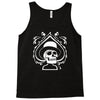 totenkopf zylinder skull pik poker ace topper bike mc rock metal Tank Top