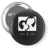 mom n daughter Pin-back button