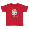 unicorns are born in january cute unicorn Toddler T-shirt