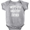 worlds greatest farter funny fathers day Baby Onesie