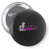 lady firefighter Pin-back button
