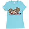 zombies!! Ladies Fitted T-Shirt