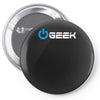 geek' (power on button) Pin-back button