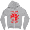mother of cat new Zipper Hoodie