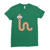 cacing bae senyum Ladies Fitted T-Shirt