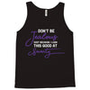 don't be jealous just because i look this good at seventy black Tank Top