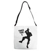 fortnite take the L black logo Adjustable Strap Totes