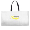 negative press covfefe Weekender Totes