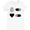 How To Live A Happy Life Ladies Fitted T-Shirt