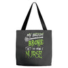 halloween nurses Tote Bags