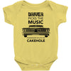 driver picks the music passenger shuts his cakehole Baby Bodysuit