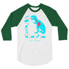 t rex diet 3/4 Sleeve Shirt