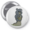 mucus bear Pin-back button