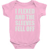 weight lifting gym fitness training Baby Onesie