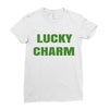 lucky charm Ladies Fitted T-Shirt